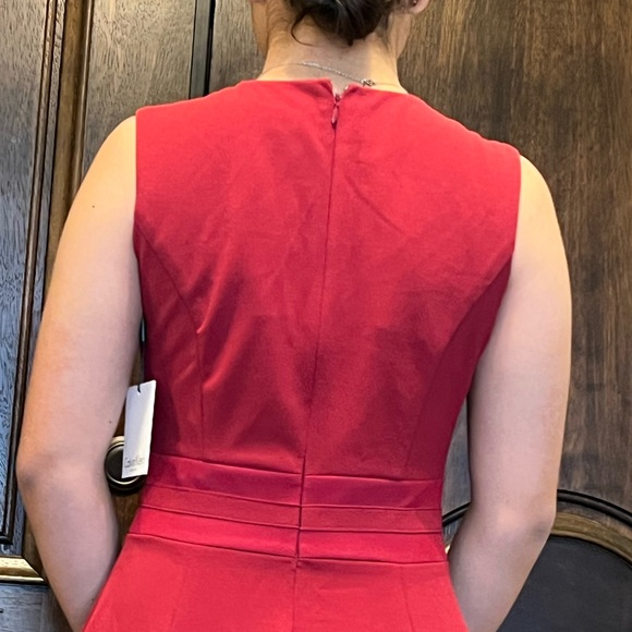 Calvin Klein Red Dress NWT - Picture 4 of 5